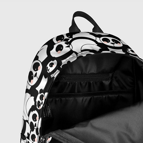 Рюкзак Чёрно-белые панды / 3D-принт – фото 4