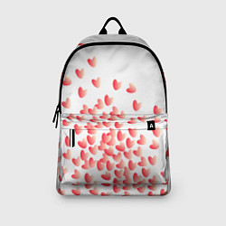 Рюкзак Падающие сердечки, цвет: 3D-принт — фото 2