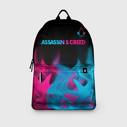 Рюкзак Assassins Creed - neon gradient: символ сверху, цвет: 3D-принт — фото 2