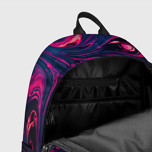 Рюкзак Неоновые краски во тьме / 3D-принт – фото 4