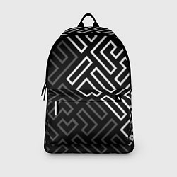 Рюкзак Черно белый лабиринт, цвет: 3D-принт — фото 2