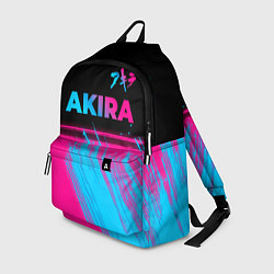 Рюкзак Akira - neon gradient: символ сверху, цвет: 3D-принт