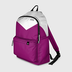 Рюкзак FIRM бело - пурпурный