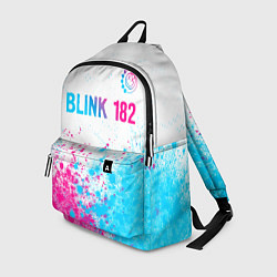 Рюкзак Blink 182 neon gradient style: символ сверху, цвет: 3D-принт