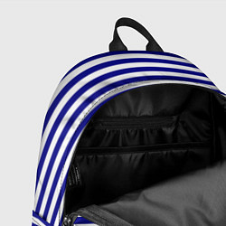 Рюкзак Тельняшка синяя ВМФ, цвет: 3D-принт — фото 2