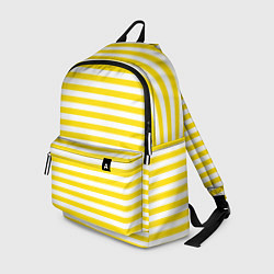 Рюкзак Светло-желтые полосы, цвет: 3D-принт