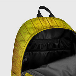 Рюкзак Золотые пирамиды и треугольники, цвет: 3D-принт — фото 2