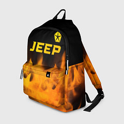 Рюкзак Jeep - gold gradient: символ сверху, цвет: 3D-принт