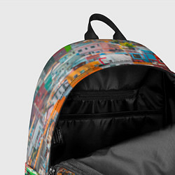 Рюкзак Красочный Камчхон-дон в городе Пусан, цвет: 3D-принт — фото 2