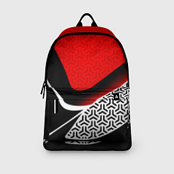 Рюкзак Геометрическая униформа - красная, цвет: 3D-принт — фото 2