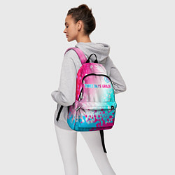 Рюкзак Three Days Grace neon gradient style: символ сверх, цвет: 3D-принт — фото 2