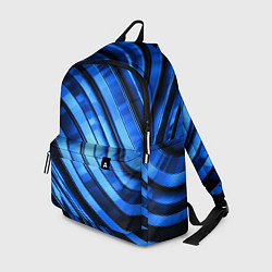 Рюкзак Темно-синий металлик, цвет: 3D-принт