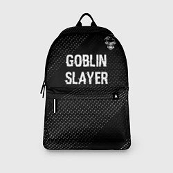 Рюкзак Goblin Slayer glitch на темном фоне: символ сверху, цвет: 3D-принт — фото 2