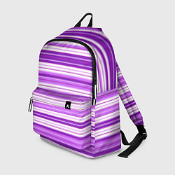 Рюкзак Фиолетовые полосы, цвет: 3D-принт