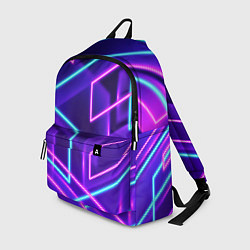 Рюкзак Светящиеся разноцветные полосы, цвет: 3D-принт