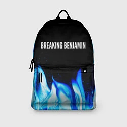 Рюкзак Breaking Benjamin blue fire, цвет: 3D-принт — фото 2