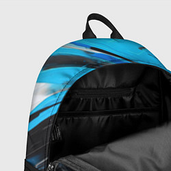 Рюкзак Black blue white, цвет: 3D-принт — фото 2
