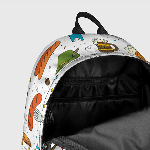 Рюкзак Октоберфест - цветной дудл / 3D-принт – фото 4