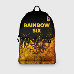Рюкзак Rainbow Six - gold gradient: символ сверху, цвет: 3D-принт — фото 2