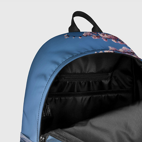 Рюкзак Цветущая сакура на фоне Фудзиямы - Япония / 3D-принт – фото 4