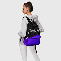 Рюкзак Deep Purple purple grunge, цвет: 3D-принт — фото 2