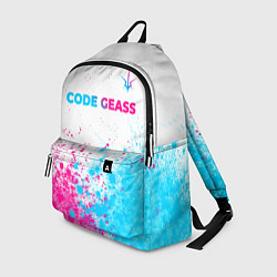 Рюкзак Code Geass neon gradient style: символ сверху, цвет: 3D-принт