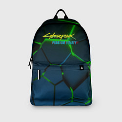 Рюкзак Cyberpunk 2077 phantom liberty green neon, цвет: 3D-принт — фото 2