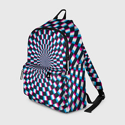 Рюкзак Оптическая иллюзия глитч, цвет: 3D-принт