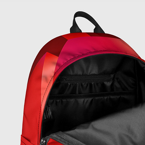 Рюкзак Красная геометрия / 3D-принт – фото 4