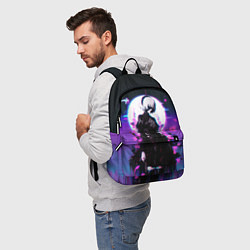 Рюкзак Nier automata 2b neon, цвет: 3D-принт — фото 2