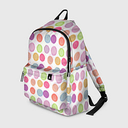 Рюкзак Цветные кружочки, цвет: 3D-принт