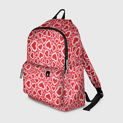 Рюкзак Любовь - сердечки, цвет: 3D-принт