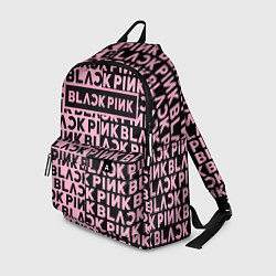 Рюкзак Blackpink - pink text, цвет: 3D-принт