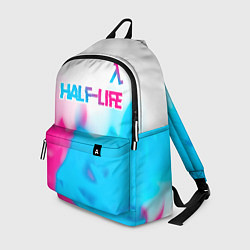 Рюкзак Half-Life neon gradient style: символ сверху, цвет: 3D-принт