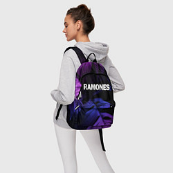 Рюкзак Ramones neon monstera, цвет: 3D-принт — фото 2