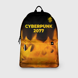 Рюкзак Cyberpunk 2077 - gold gradient: символ сверху, цвет: 3D-принт — фото 2