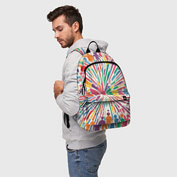 Рюкзак Цветные будни, цвет: 3D-принт — фото 2