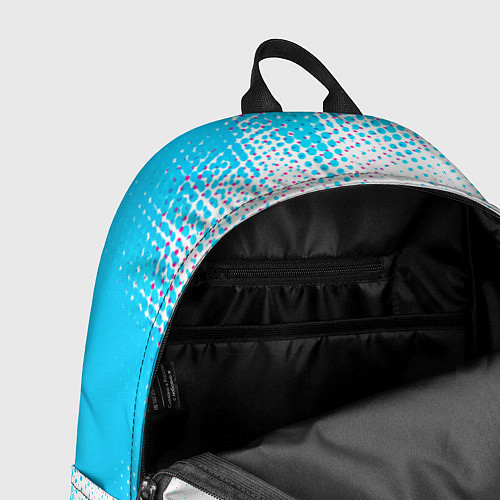 Рюкзак Fiat neon gradient style: символ сверху / 3D-принт – фото 4