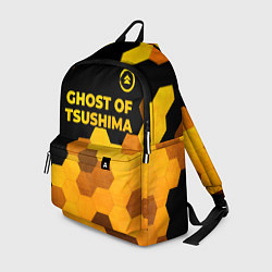 Рюкзак Ghost of Tsushima - gold gradient: символ сверху, цвет: 3D-принт
