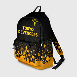 Рюкзак Tokyo Revengers - gold gradient: символ сверху, цвет: 3D-принт
