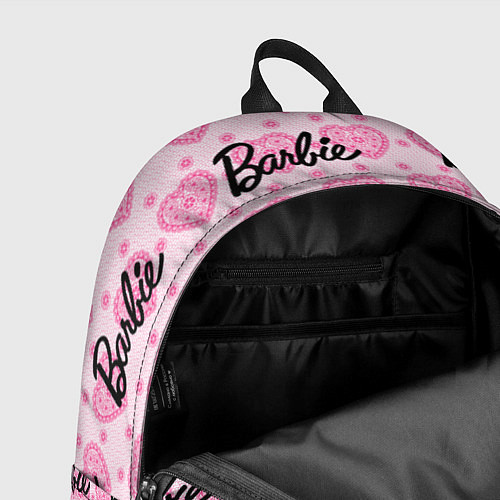 Рюкзак Логотип Барби и розовое кружево / 3D-принт – фото 4