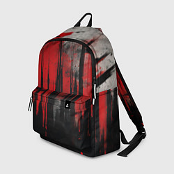 Рюкзак Черная белая и красная краска, цвет: 3D-принт