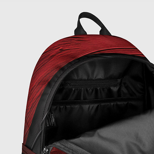 Рюкзак Black red texture / 3D-принт – фото 4