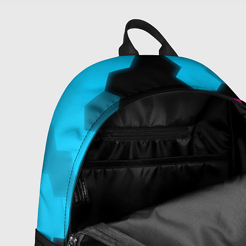 Рюкзак Rust - neon gradient: символ сверху / 3D-принт – фото 4