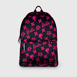 Рюкзак Барби паттерн черно-розовый, цвет: 3D-принт — фото 2