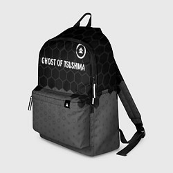 Рюкзак Ghost of Tsushima glitch на темном фоне: символ св