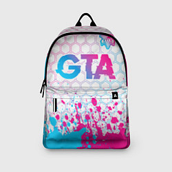Рюкзак GTA neon gradient style: символ сверху, цвет: 3D-принт — фото 2