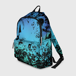 Рюкзак Неоновый абстрактный фон в граффити стиле, цвет: 3D-принт