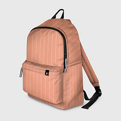 Рюкзак Светлый коралловый полосы, цвет: 3D-принт
