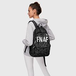 Рюкзак FNAF glitch на темном фоне: символ сверху, цвет: 3D-принт — фото 2